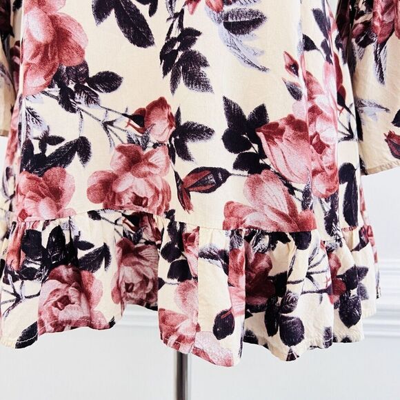 🎉Clearance🎉Altar'd State Gorgeous Soft Flowy Floral Bell Sleeved Blouse Small - Picture 4 of 11